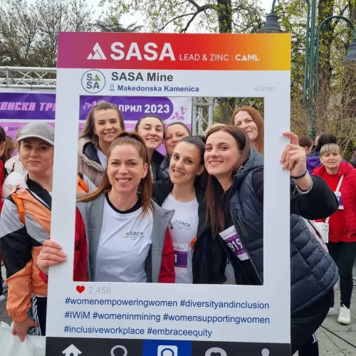 Female employees from SASA participated in the annual race for the promotion of an active lifestyle